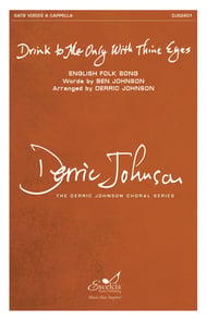 Drink to Me Only With Thine Eyes SATB choral sheet music cover Thumbnail